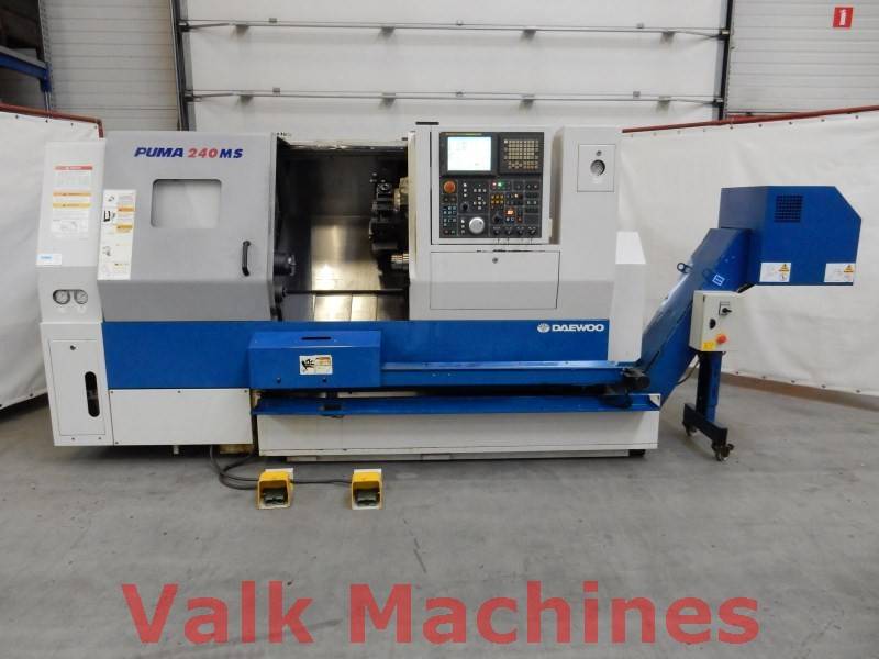For sale: Used CNC Lathe Daewoo Puma 240 MSB at Valk Machines BV